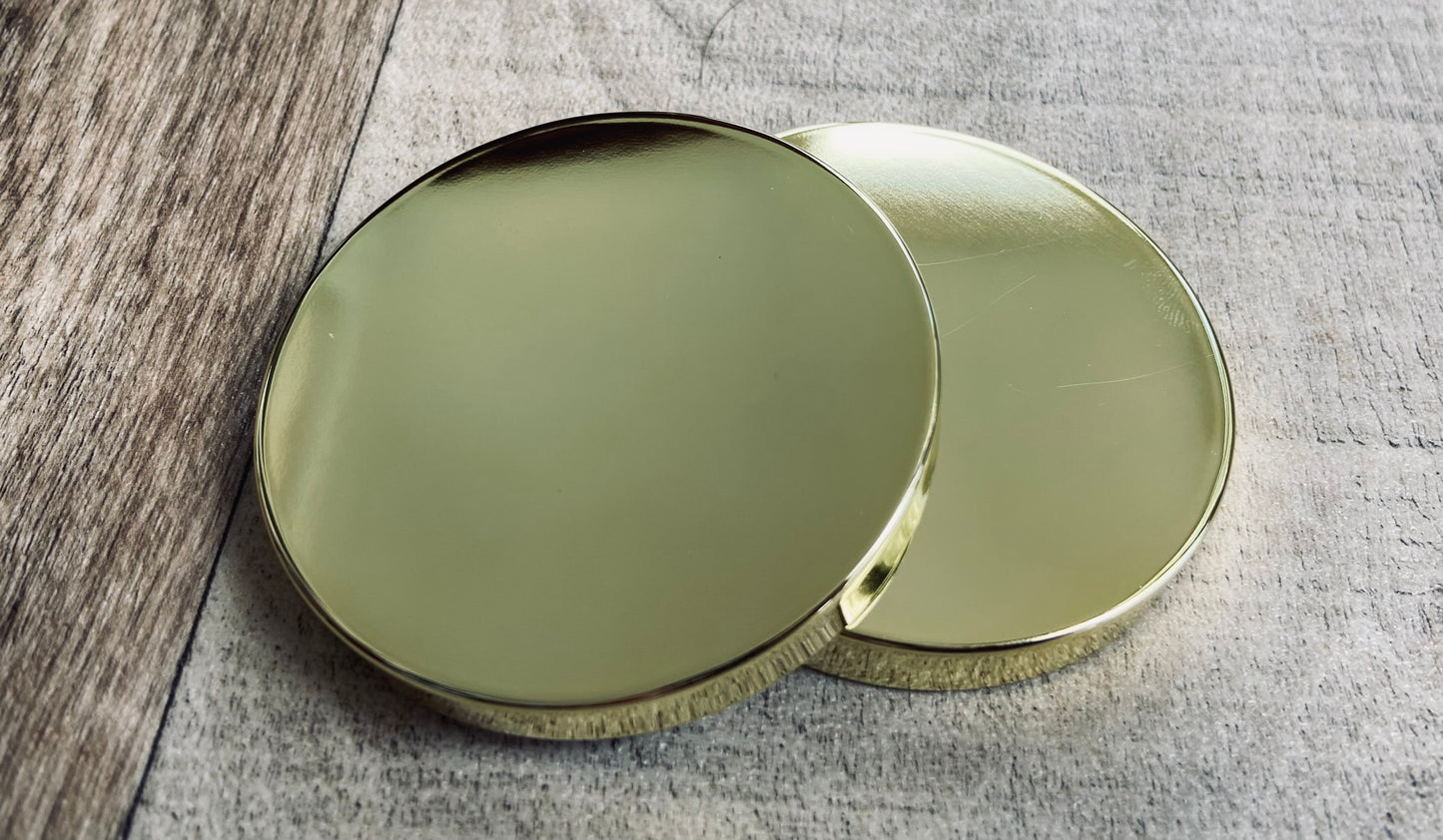Gold Candle Lid